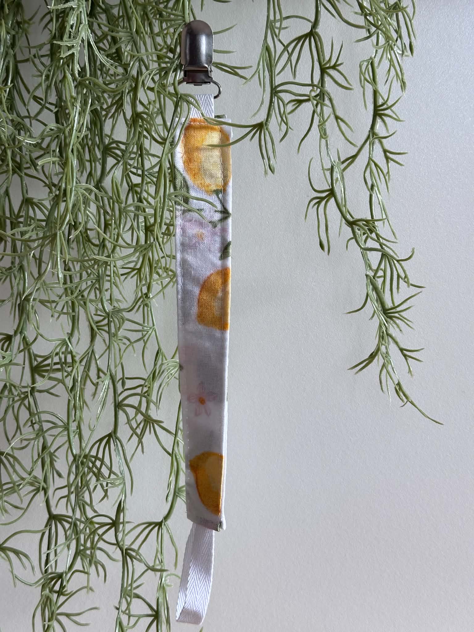 Pacifier Clip - Lemon Zest