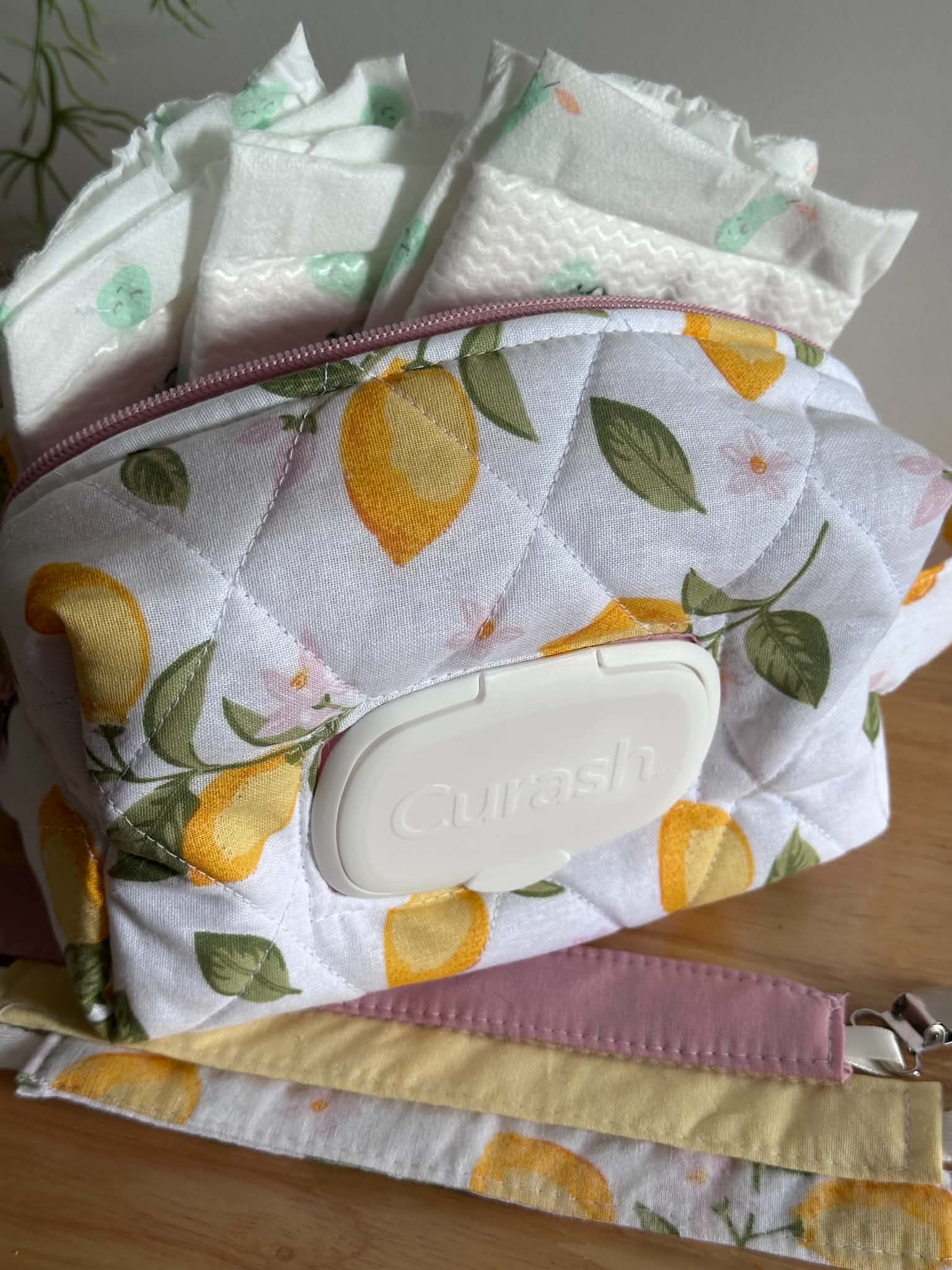 Wipe To-Go Bag + Pacifier Clip Bundle