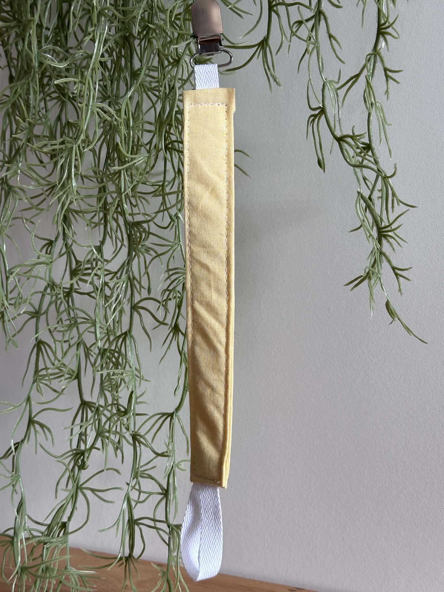 Pacifier Clip - Yellow
