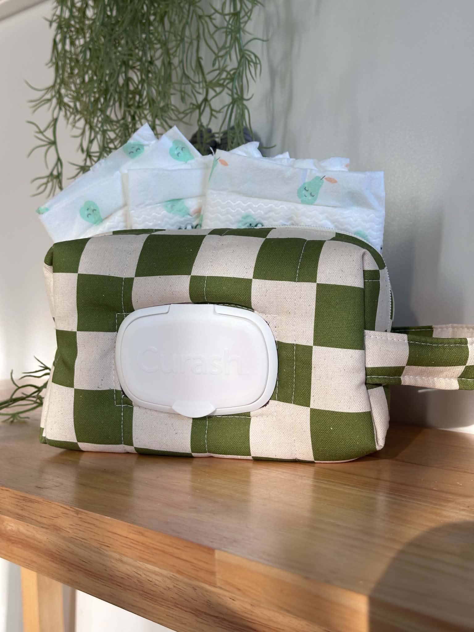Wipe To-Go Bag - Green Check