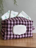 Wipe To-Go Bag - Pink Check