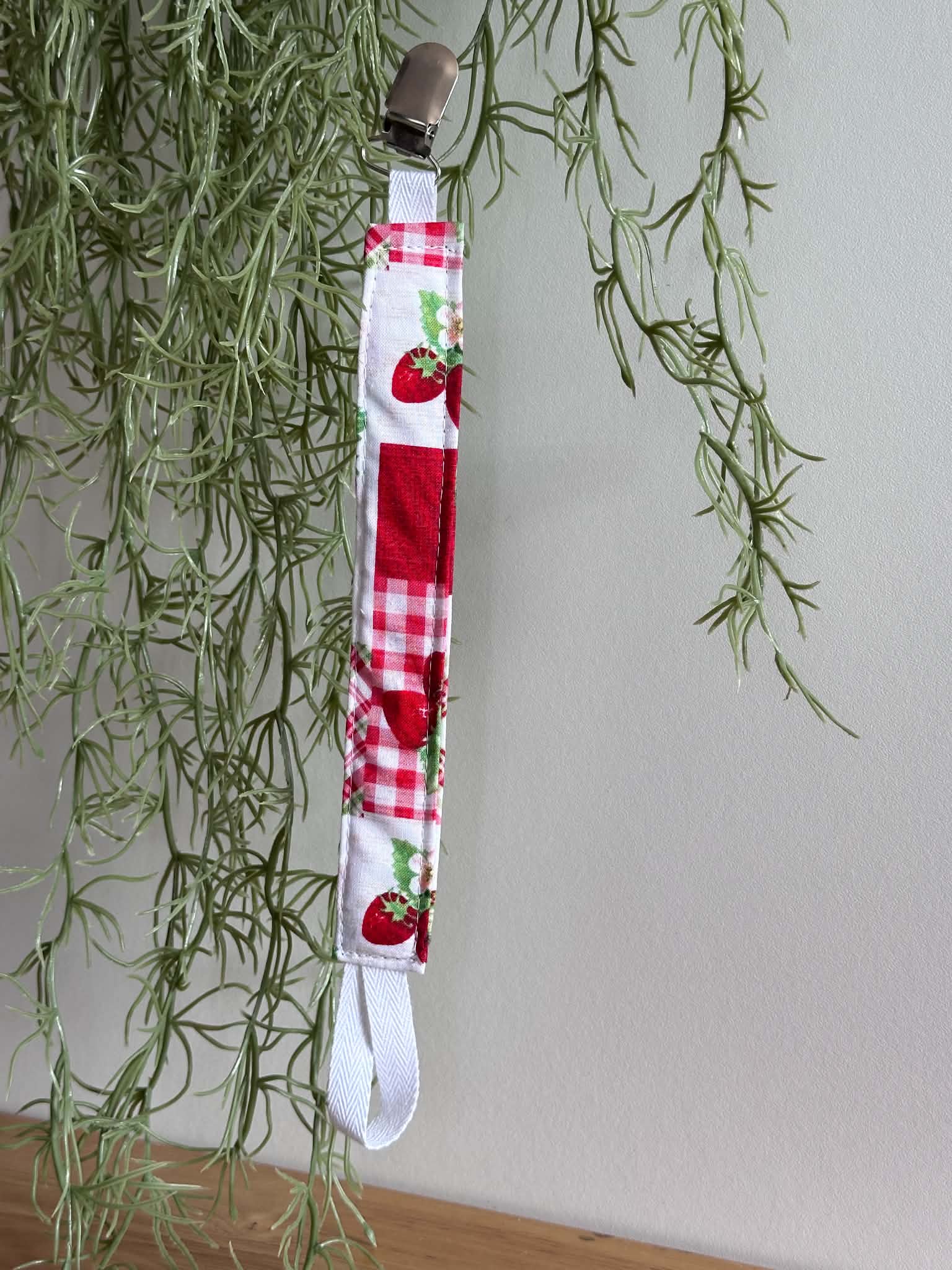 Pacifier Clip - Berry Patch
