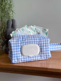 Wipe To-Go Bag - Blue Gingham